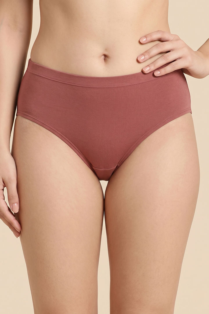 Zivame Full Coverage Medium Rise Hipster Panty (Pack of 3) - Multicolor — image 10